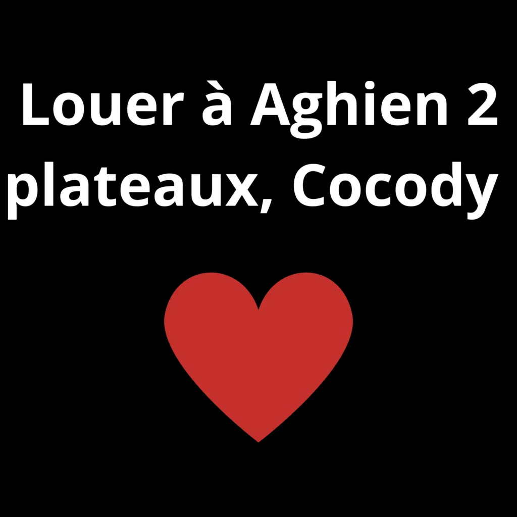 Louer une villa à Aghien aux 2 plateaux, cocody 